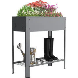VCM Balora XL 80 x 35 x 80 cm Schwarz