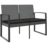 vidaXL Gartenbank 60 x 56 x 0 cm Dunkelgrau