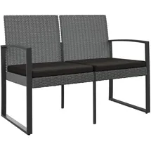 vidaXL Gartenbank 60 x 56 x 0 cm Dunkelgrau