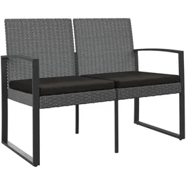 vidaXL Gartenbank 60 x 56 x 0 cm Dunkelgrau
