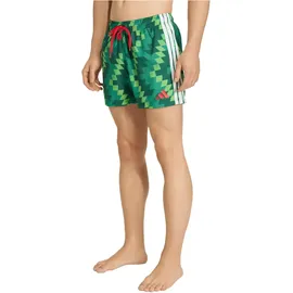 adidas Football-inspired Graphic 5 Inch Herren Badehose, grün