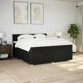 vidaXL Boxspringbett 180 x 200 cm Schwarz