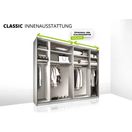 STAUD Schwebetürenschrank Sonett 100 298 x 222 x 68 cm Beige