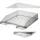 HAN Briefablage KLASSIK 1026-X-24 DIN A4/C4 grau transparent