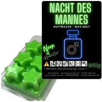 WonderWax Duftwachs WonderWax® Neon Duftwachs 6 Sterne (Nacht des Mannes), Duftrichtung: Nacht des Mannes