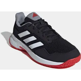 adidas PERFORMANCE Court SPEC 2 Tennis Shoes, core Black / Cloud White / scarlet, 46 EU