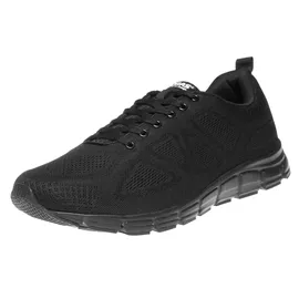 BORAS Sneaker in Übergrößen Schwarz 5203-0001 große Herrenschuhe, Größe:50 - 50 EU