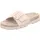 ROHDE Damen Pantolette aus Veloursleder mit überzogener Schnalle Venezia 6311, Größe:42 EU, Farbe:Beige - 42