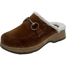 ROHDE Veloursleder Hausschuh mocca