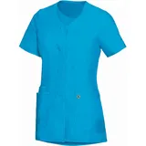 BP Med Tunics 1764-241-0114 Kasack für Damen - 1/2 Ärmel und V-Ausschnitt - 49% Baumwolle, 48% Polyester, 3% Elastolefin - Schlanke Passform - Größe: 3XLn - Farbe: curacao