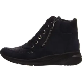 WALDLÄUFER Schnürstiefel Kaltfutter in blau, Gr.: 43