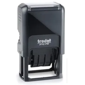 Trodat Printy 4750 Datumstempel Selbstfärbend 41x24 mm Schwarz