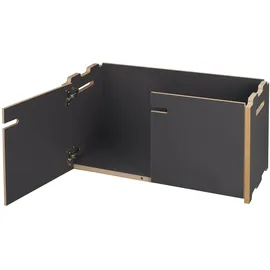 Tojo Hochstapler Anbaumodul mit Türen anthrazit