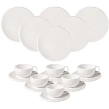 Villeroy & Boch NewMoon Kaffeeservice 18-tlg. weiß