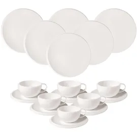 Villeroy & Boch NewMoon Kaffeeservice 18-tlg. weiß