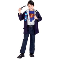 Rubie ́s Kostüm Superman Clark Kent, Original lizenziertes Kostüm zum DC Comic 'Superman' blau 128