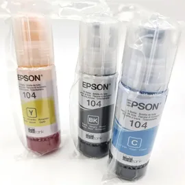 Epson 104 Tintenflaschen CMYK