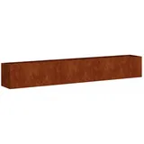 vidaXL Rostig 280 x 40 x 40 cm Braun