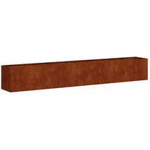 vidaXL Rostig 280 x 40 x 40 cm Braun