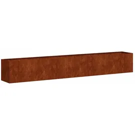 vidaXL Rostig 280 x 40 x 40 cm Braun