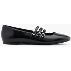 Mary Jane Ballerina - Damen - schwarz