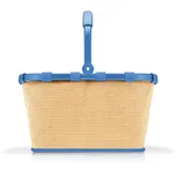 Reisenthel carrybag frame raffia blue