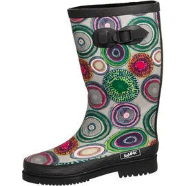 Saliha Bockstiegel Damen Regenstiefel Anja schwarz/multi Gr. 40 EU