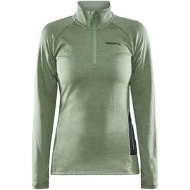 Craft Core Trim Midlayer 1/2-Zip Langarmshirt Damen 622200 - jade/melange S
