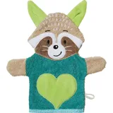Erwin Müller Kinder-Waschhandschuh 2-in-1 in grün | Gr.: onesize