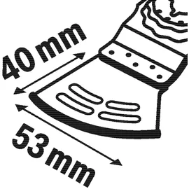 Bosch AYZ 53 BPB Tauchsägeblatt 40 x 53 mm 10 Stück