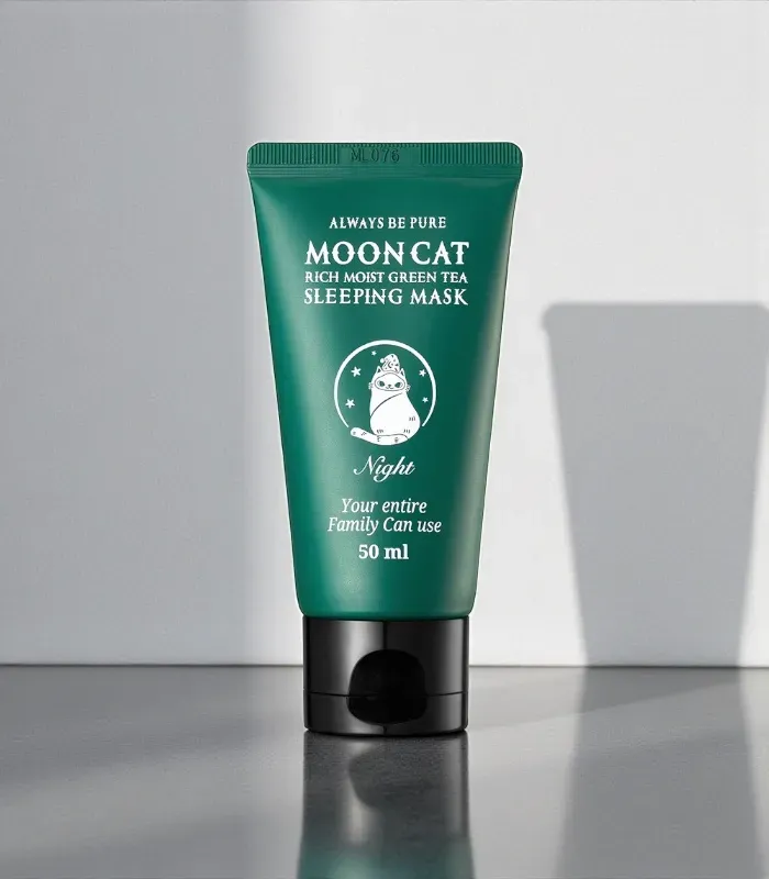 Always Be Pure Forest Mooncat Rich Moist Green Tea Sleeping Mask – feuchtigkeitsspendende Nachtmaske 75ml