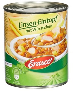 Erasco Linsen mit Würstchen Eintopf 800,0 g