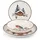 H&H Servizio Tavola Natalizio 18-tlg. Frosty