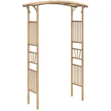 vidaXL Rosenbogen Bambus 118 x 40 x 187 cm Braun