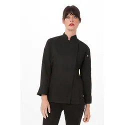 Chef Works® HARTFORD Damenkochjacke der Essential Collection - COOL VENT BCWLZ005 Schwarz XL