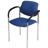 NOWY STYL 2 Nowy Styl Besucherstühle Styl blau Leder