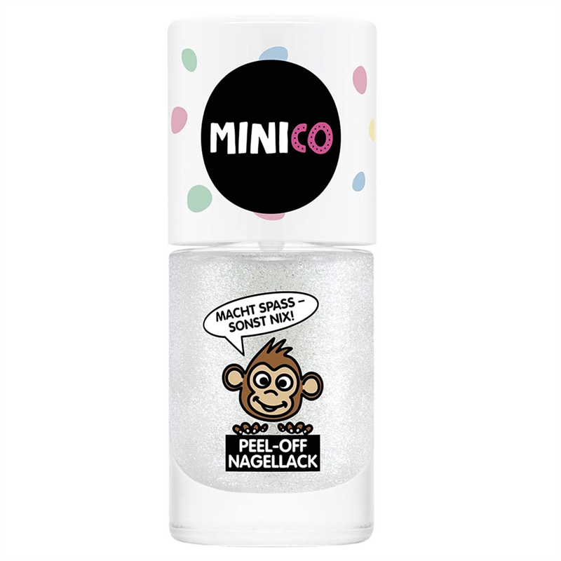 MINICO Peel-Off Nagellack 01 Glitzer 4 ml