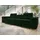 Mirjan24 Sofa, Grün, Textil, 3-Sitzer, Rechteckig, 263x90x102 cm, Wohnzimmer, Sofas & Couches, Sofas