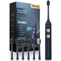 7Magic Schallzahnbürste Ritter Blau