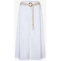 More & More Culotte mit Gürtel Weiß 34