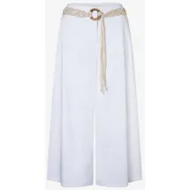 More & More Culotte mit Gürtel Weiß 34