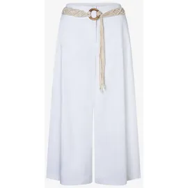 More & More Culotte mit Gürtel Weiß 34