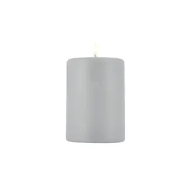 Möbel Kraft Zylinderkerze Powder 10 cm 6,8 cm grau