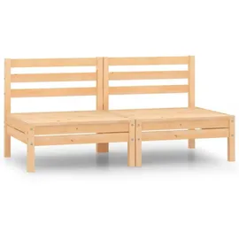 vidaXL 2-Sitzer Loungesofa braun 3082372