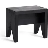 HAY Manolito Hocker Holz 30 x 25 x 19 cm Schwarz
