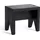 HAY Manolito Hocker Holz 30 x 25 x 19 cm Schwarz