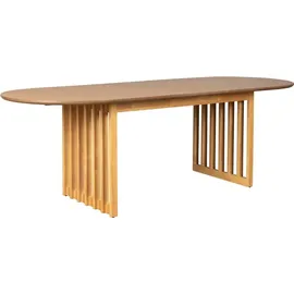 Dutchbone Esstisch BARLET ausziehbar 200 bis 240 cm Eichenfurnier von DutchBone - Braun