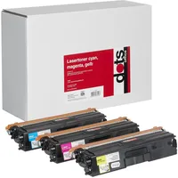 Dots Toner kompatibel zu brother TN-421C/M/Y, 3er-Set cyan, magenta,