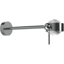 Top Light Puk Mini Side Single Wandleuchte / Deckenleuchte chrommatt | Linse klar / Linse klar | LED | 25cm