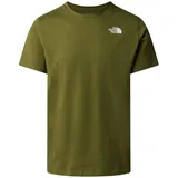 The North Face Foundation Mountain Lines Graphic T-Shirt Forest Olive M